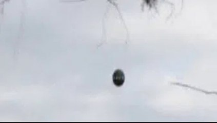 UFO Sightings Flying Metallic Sphere Over School! Super Close UP! APRIL 4, 2012
