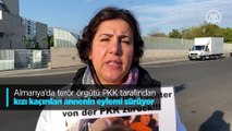 Almanya'da terör örgütü PKK tarafından kızı kaçırılan annenin eylemi sürüyor