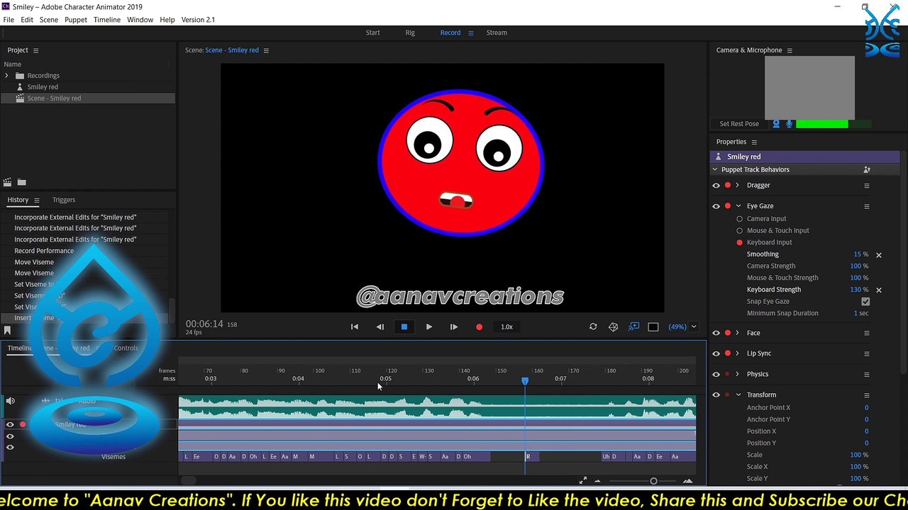 How To Edit Lip Sync & Visemes in Adobe Character Animator In Hindi | हिंदी | Secret Tips to Animate