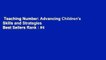 Teaching Number: Advancing Children's Skills and Strategies  Best Sellers Rank : #4