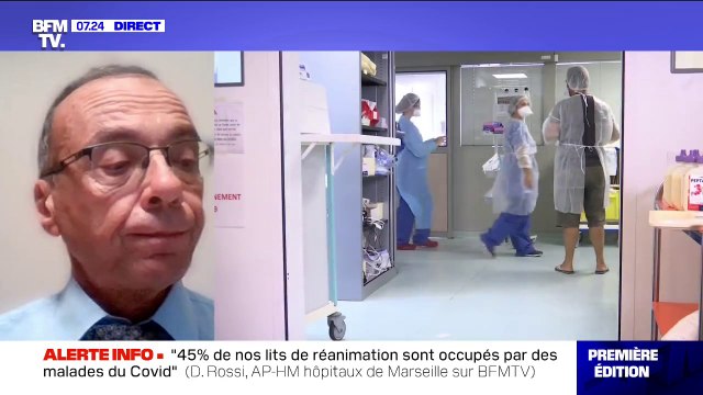 Dominique Rossi (AP-HM): 45% de nos lits de réanimation sont occupés par des malades du Covid-19