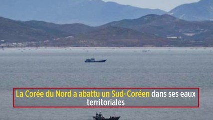 La Corée du Nord a abattu un Sud-Coréen dans ses eaux territoriales