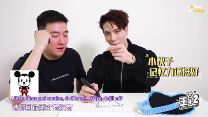 【王+2】Jackson'ın Doki Kanalı Bölüm 8 - Jackson ve Brandon Çizgi Film Karakterlerini Tahmin Ediyor, Amuda Kalkma Cezalı