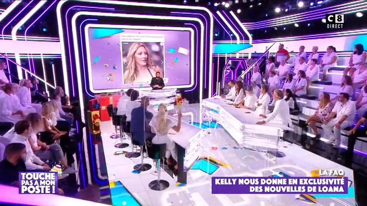 Kelly Vedovelli dévoile une vidéo de Loana en train de montrer les blessures sur son corps causées par son ex Fred Cauvin - Touche pas à mon poste, 23 septembre 2020, C8