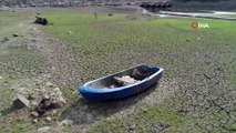 Sazlıdere Barajı’nda korkutan görüntü