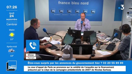 La matinale de France Bleu Nord du 24/09/2020