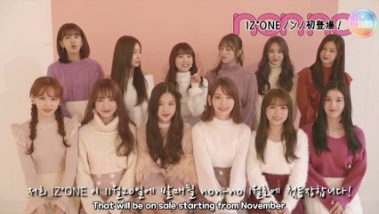 [ENG SUB] 181118 Japan's First Non-exclusive Interview! Japan-Korea Idol Group 'IZ*ONE'