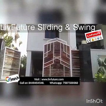 automatic sliding & swing common gate