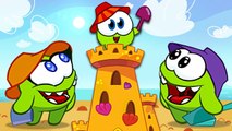 Om Nom Stories: Nibble Nom - Sand Castle - Funny cartoons for kids