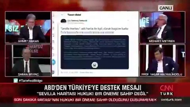 Canlı yayında yanlış bilgi veren Mehmet Metiner'i 'donduran' anlar