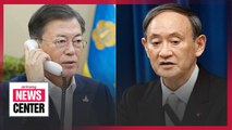 S. Korea, Japan leaders agree to cooperate in fight against COVID-19