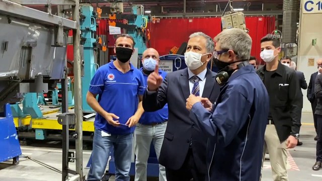 İstanbul Valisi Ali Yerlikaya'dan Mercedes fabrikasında kademeli mesai görüşmesi - İSTANBUL