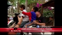 Cumpliendo sueños con el pizzero: la esperanza de una familia de recicladores