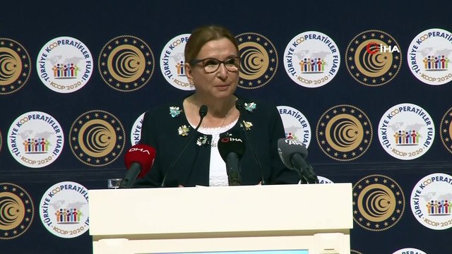 Bakan Pekcan ve Bakan Selçuk, Türkiye Kooperatifler Fuarı açılış törenine katıldı