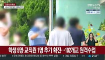 학생 5명·교직원 1명 추가 확진…전국 102개교 원격수업