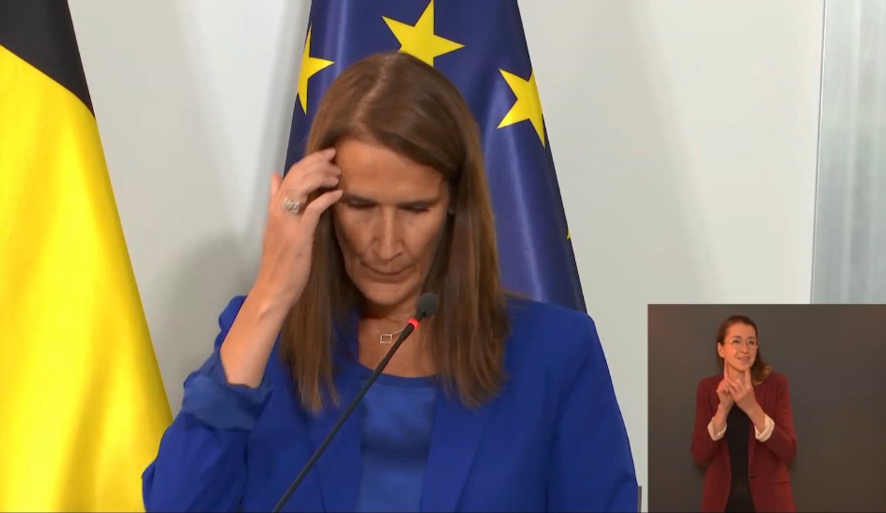 Contacts sociaux, masques: les explications de Sophie Wilmès au Conseil national de sécurité