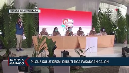 Pilgub Sulut Resmi Diikuti Tiga Pasangan Calon