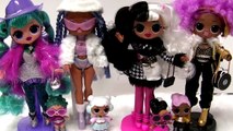 OMG LOL Dolls com novas roupas combinando irmã e irmãzinha winter Disco