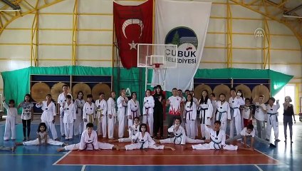 Çubuk'ta öğrenciler için tekvando kursu açıldı - ANKARA