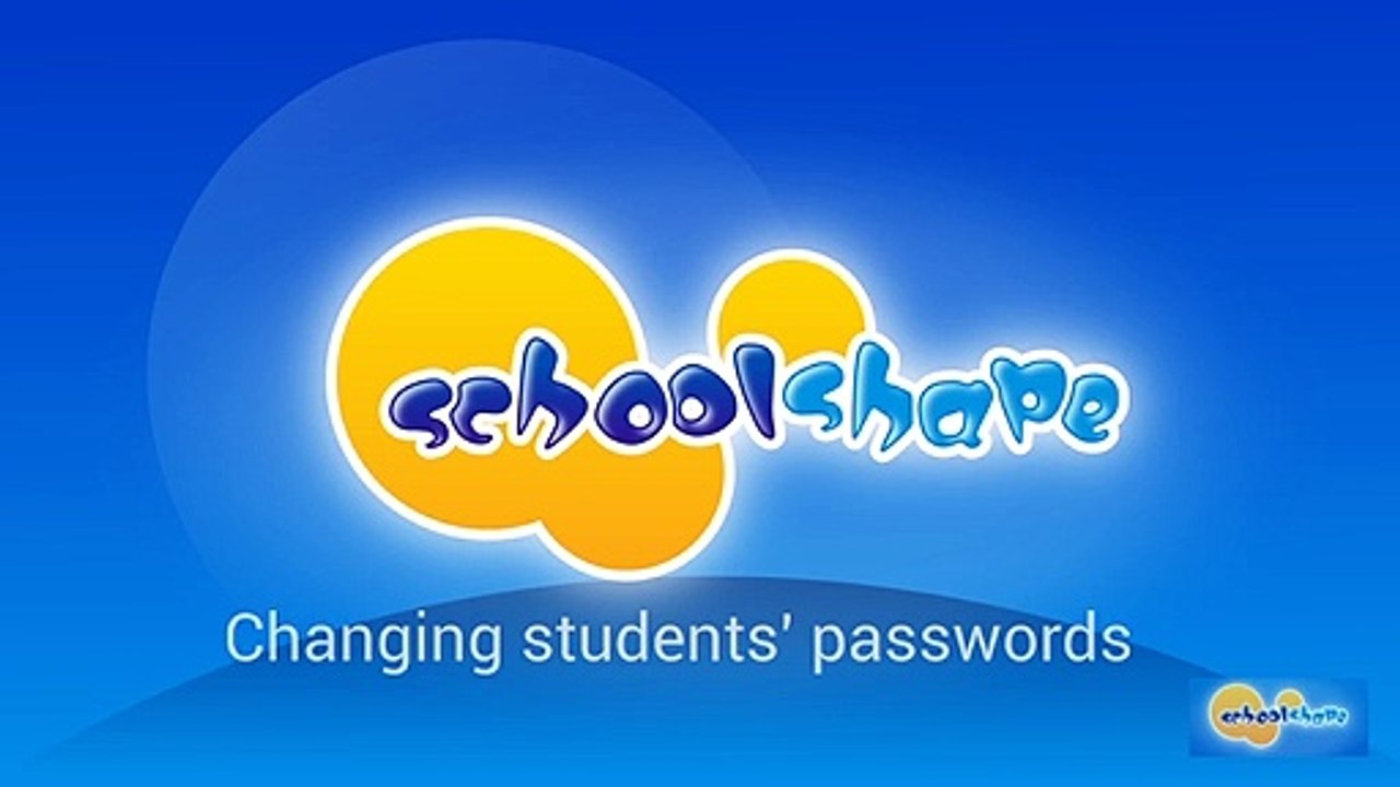 Changing student passwords