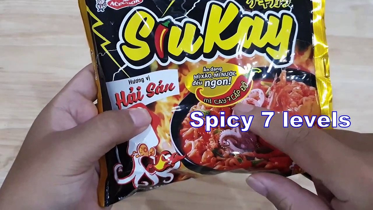 Instant noodles - Siukay Hai San ( Super Spicy Seafood)