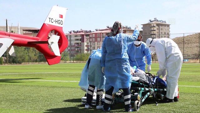Ambulans helikopter Kovid-19 hastası için havalandı - MALATYA
