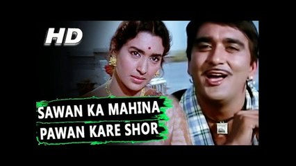 Sawan Ka Mahina Pawan Kare Sor Jia Ra Zhume Aise Jaise Ban Ma Nachhe Mor.