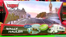 Wally Hauler Walmart Truck from Cars Disney Pixar London figure Mattel hauler exclusive