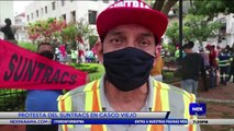 Protesta del Suntracs en Casco Viejo   - Nex Noticias