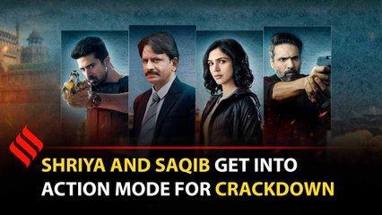 Saqib Saleem and Shriya talks about the web series 'Crackdown'