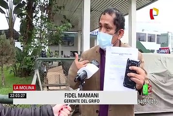 La Molina: Repartidor denuncia que fue agredido por vigilante y gerente de grifo