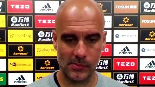 Football - Premier League - Wolves 1-3 Man City, Pep Guardiola Post Match Press Conference