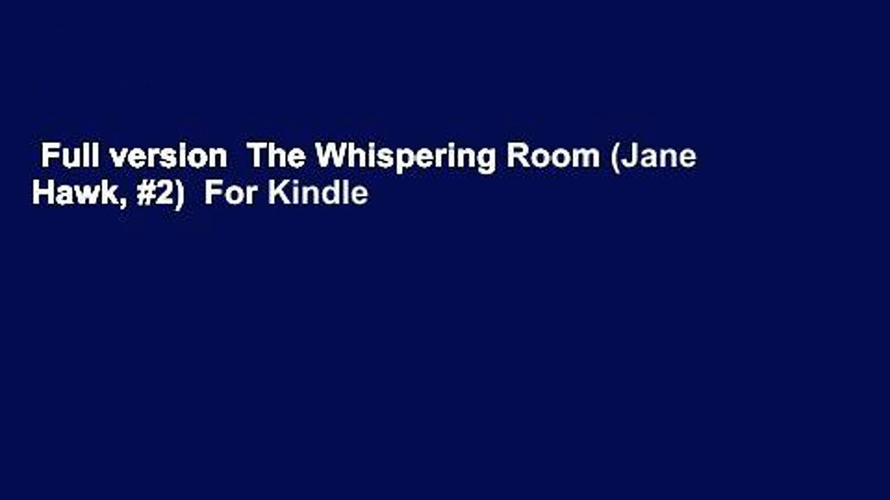 Full version  The Whispering Room (Jane Hawk, #2)  For Kindle