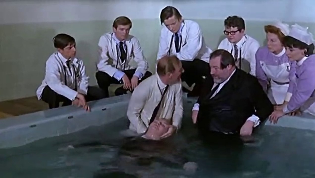 Doctor in Clover (1966) 2/2   Joan Sims • Leslie Phillips • James Robertson Justice • Shirley Ann Field • Fenella Fielding