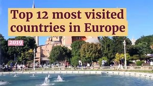 Top 12 most visited countries in Europe 2019