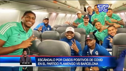 Escándalo por casos de coronavirus en el partido Barcelona vs Flamengo