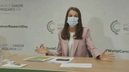 La Reina preside el acto oficial del Día Mundial contra el Cáncer
