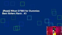 [Read] Nikon D7500 for Dummies  Best Sellers Rank : #3