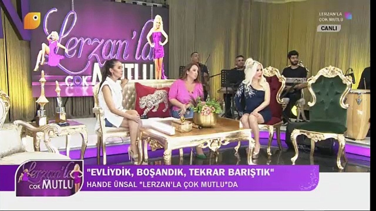 Lerzan Mutlu canlı yayında depreme yakalandı