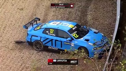 WTCR Germany 2020 FP2 Urrutia Crash