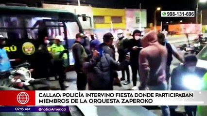 Orquesta Zaperoko fue intervenida por la Policía en fiesta | Primera Edición (HOY)
