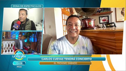 ¡Carlos Cuevas nos dijo todo de su próximo concierto online EN EXCLUSIVA! | Venga La Alegría