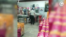 Internauta registra momento de agressão em supermercado de Vitória