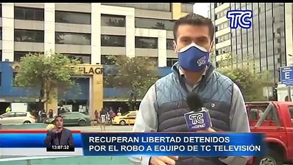 Sujetos que robaron a equipo periodístico de TC Televisión fueron dejado en libertad