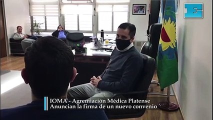 IOMA - Agremiación Médica Platense.  Anuncian la firma de un nuevo convenio