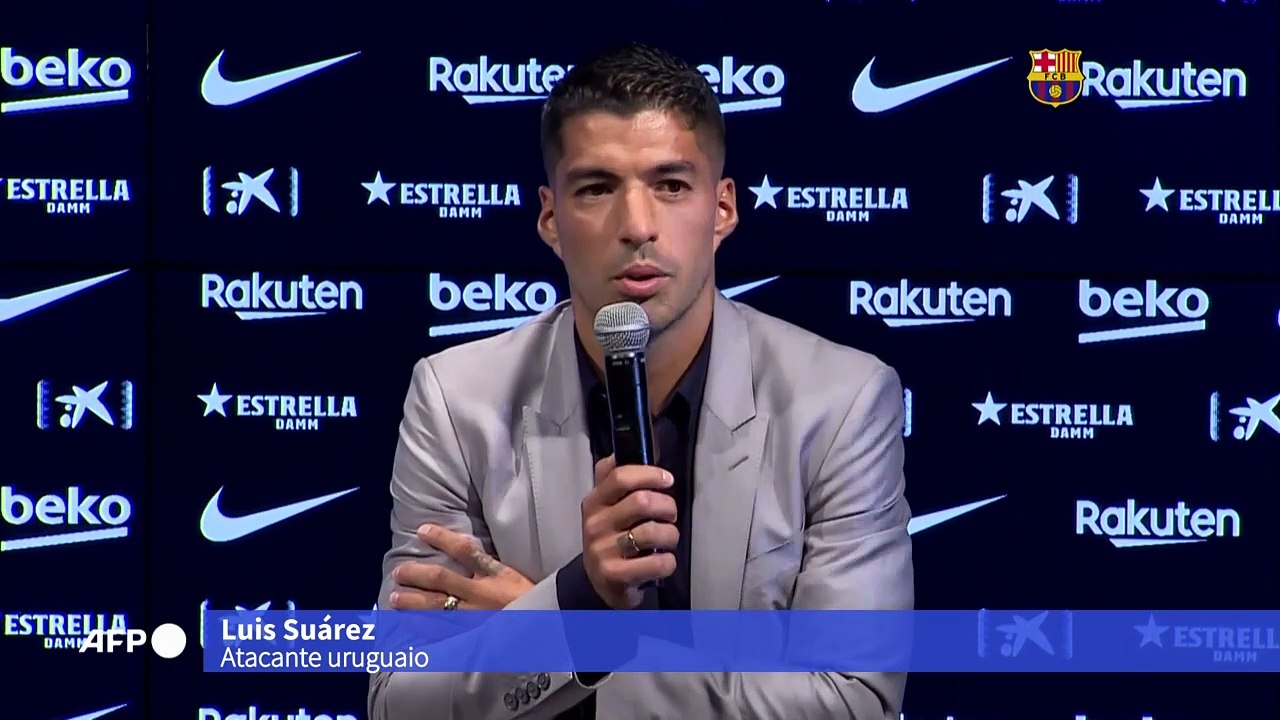 Suárez se despede do Barcelona