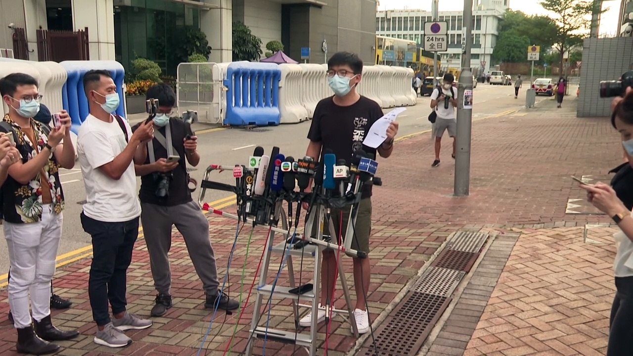 Joshua Wong: Hongkonger werden sich nicht ergeben