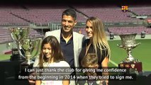 FOOTBALL: LaLiga: Suarez bids emotional farewell to Barcelona
