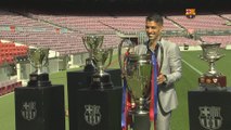 Con pena, pero sin rencor, Suárez se despide del Barça