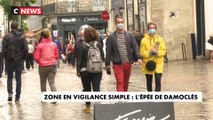 Zones en vigilance simple : l'épée de Damoclès